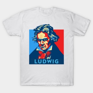 Ludwig Van Beethoven For President T-Shirt